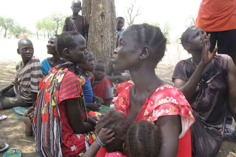 Gevluchte vrouwen en kinderen in de Maban County in Zuid Soedan. Foto: UNHCR/P. Rulashe