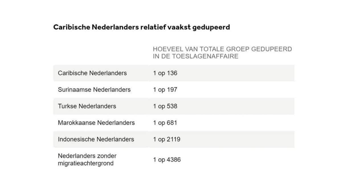 gedupeerden toeslagenaffaire