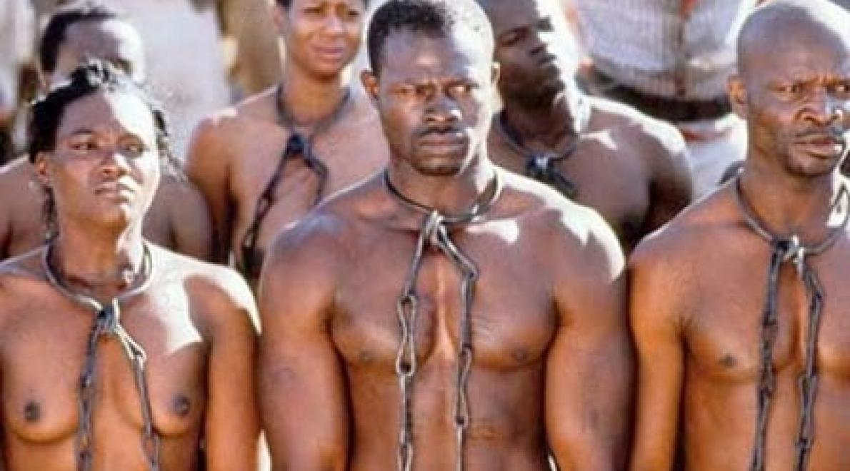 Afrikaanse slaven in de film Amistad van Steven Spielberg