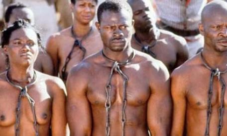 Afrikaanse slaven in de film Amistad van Steven Spielberg