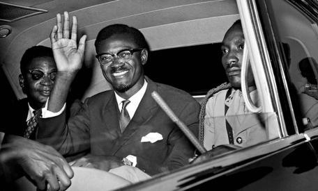 Emery Patrice Lumumba, de eerste democratisch gekozen premier van het onafhankelijke Democratisch Republiek Congo