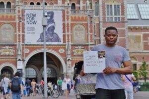 Demonstratie tegen Gouden Koets