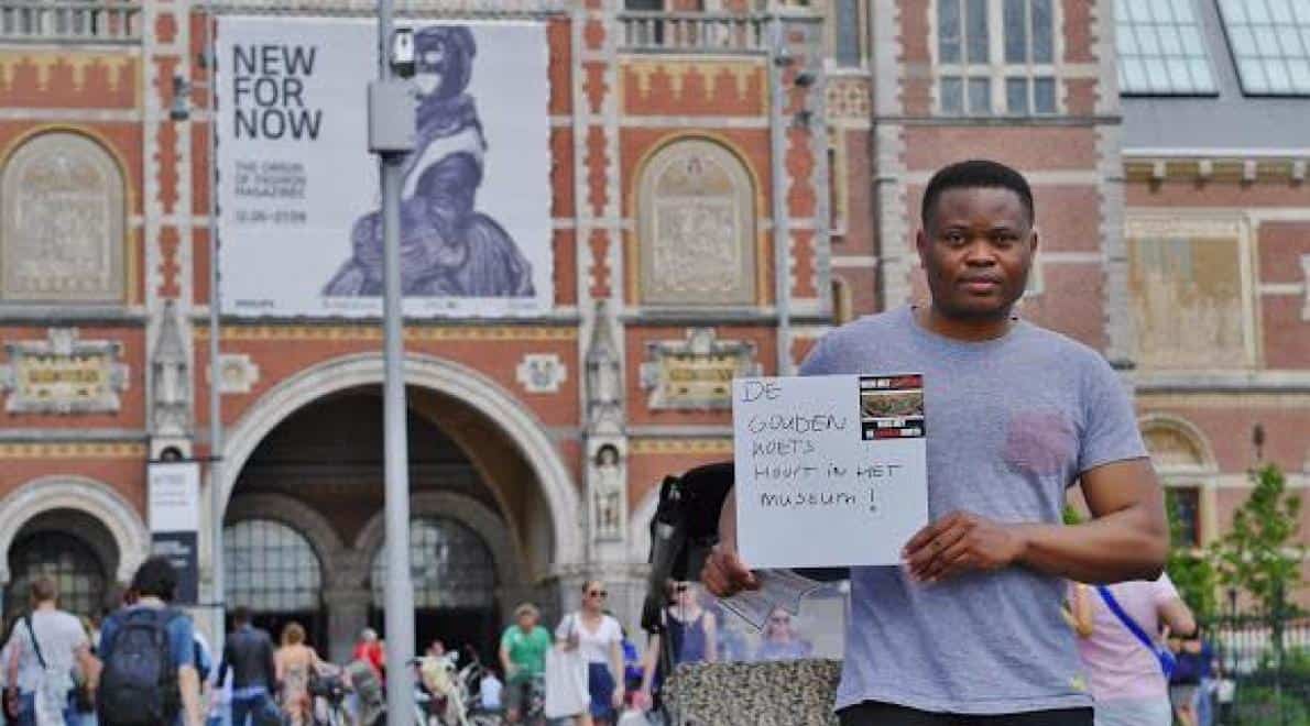 Demonstratie tegen Gouden Koets