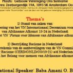 Pan African RootsSynergy Familie Bijeenkomst