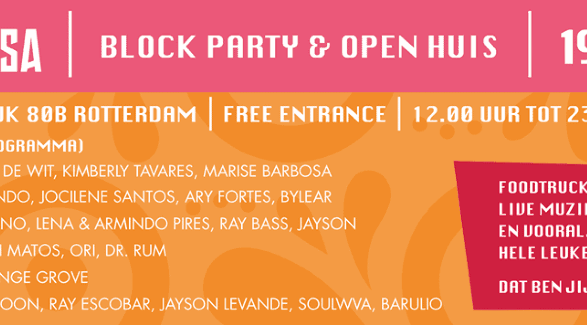 Radio Brasa's Blockparty en Open Huis