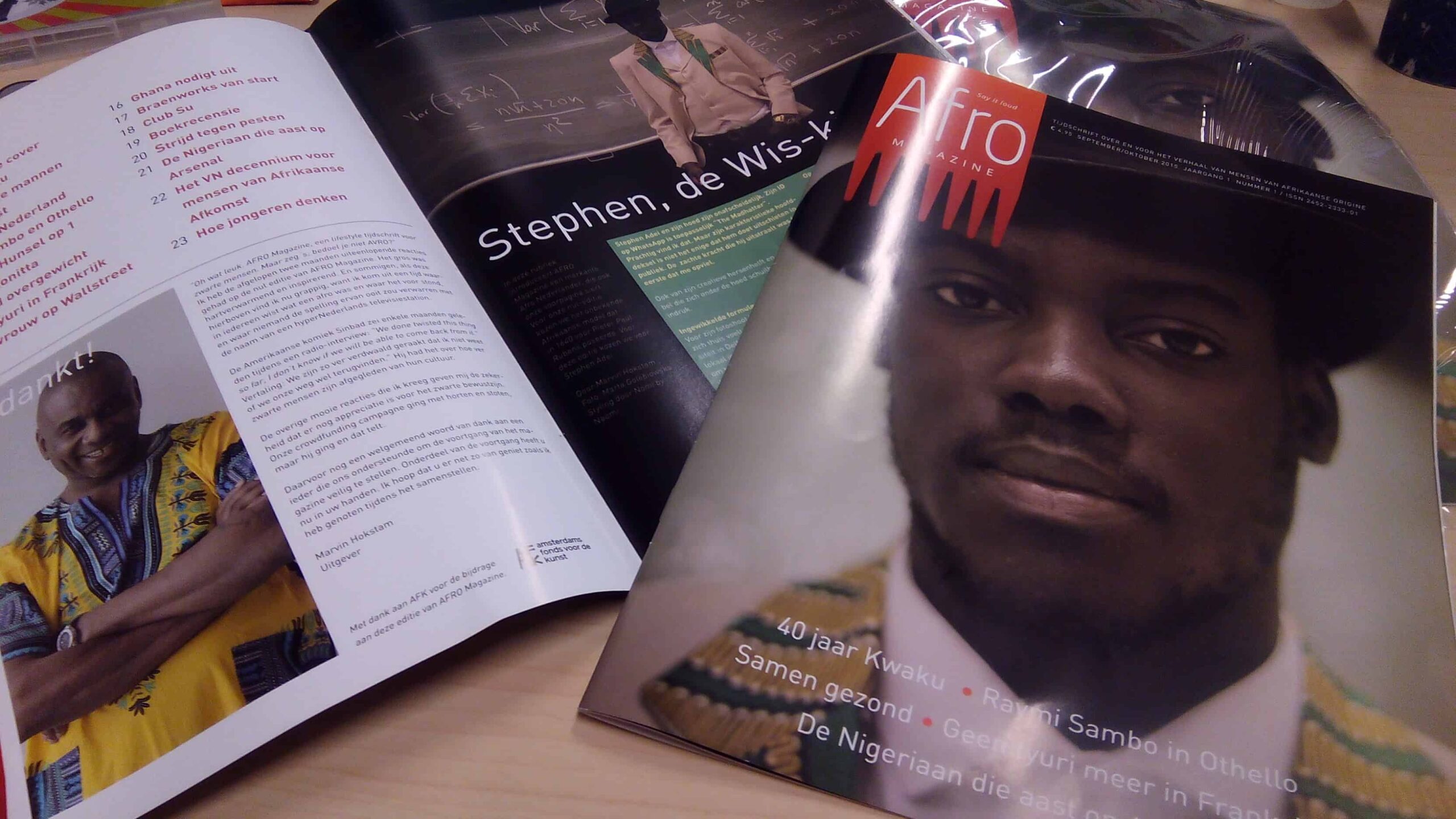 Tweede tijdschrift AFRO Magazine is uit
