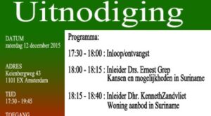 Zaken doen in Suriname - Netwerk bijeenkomst