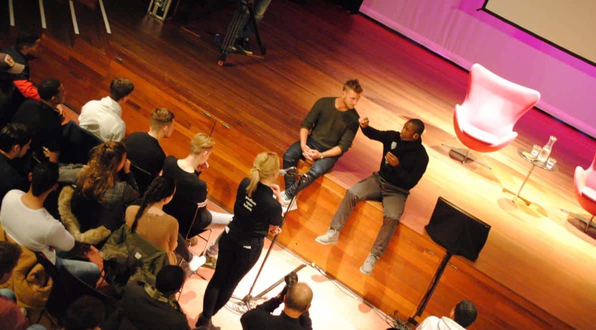 Clarence Seedorf inspireert mbo-studenten