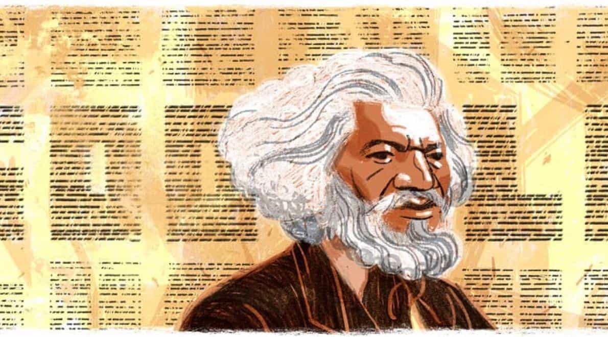 Frederick Douglass op google.com voorpagina