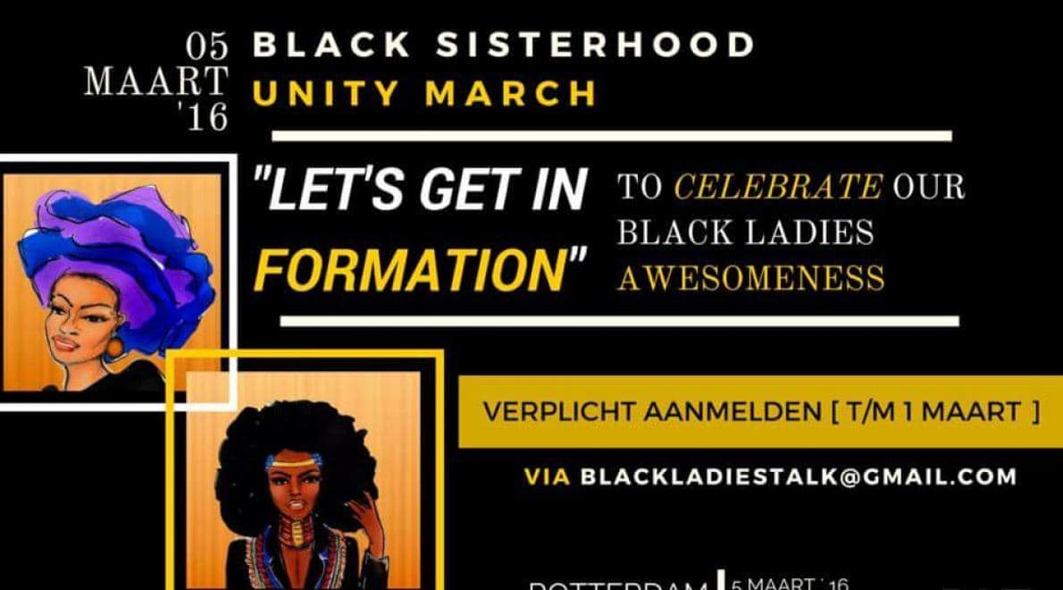 Zwarte vrouwen pronken met hun "awesomeness" in Black Sisterhood Unity March