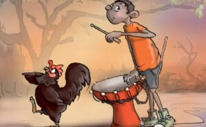 Senegalese trommelaars Moussé Pathé Mbaye en Pape Seck in Rotterdam