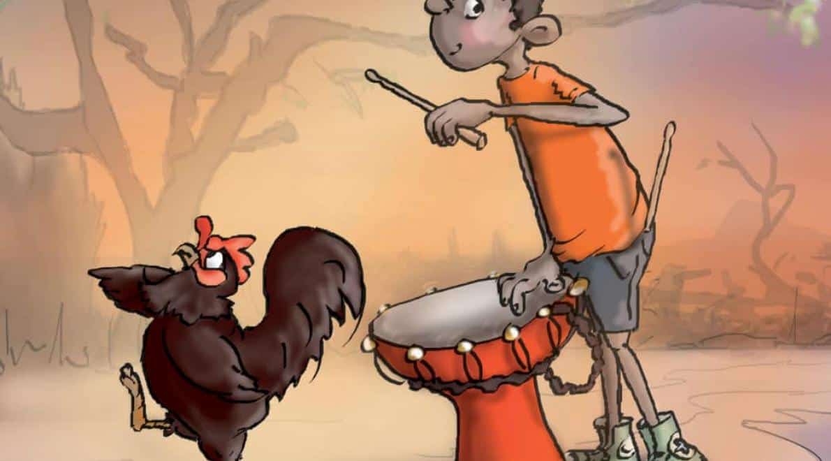 Senegalese trommelaars Moussé Pathé Mbaye en Pape Seck in Rotterdam