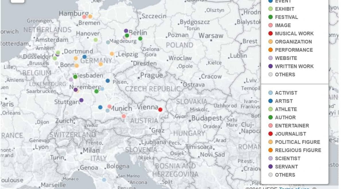 Historisch zwart Europa op de kaart gezet