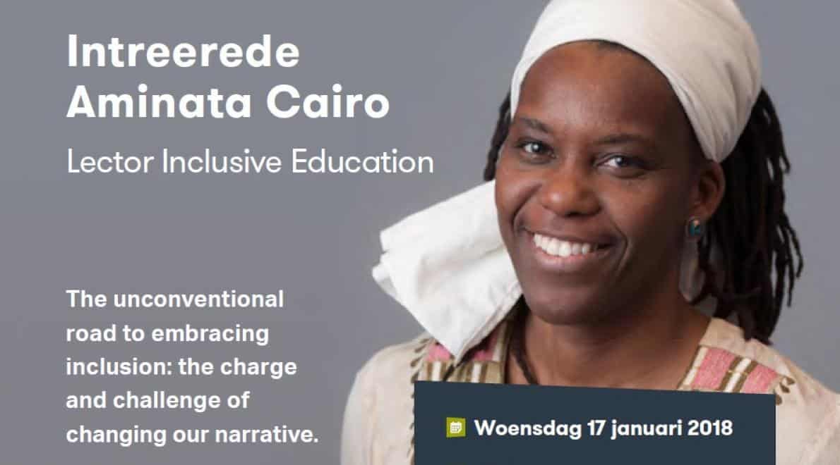 Aminata Cairo presenteert de weg naar inclusie bij Haagse Hoge School