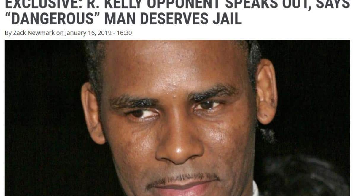 Anti R. Kelly-petitie initiatiefnemer: hij hoort in de gevangenis