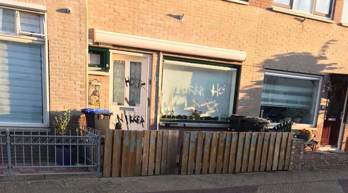 N.kk.r op huis in Hilversum was misschien bedoeld voor zwarte buurman