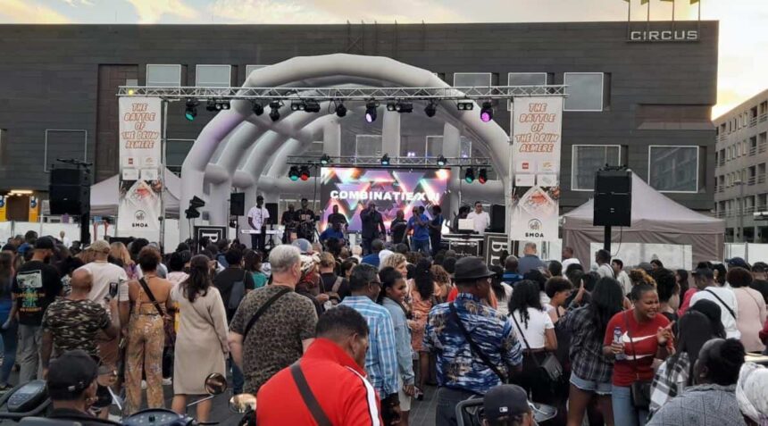 Battle of the Drum, gaande op het Stadhuisplein in Almere Stad