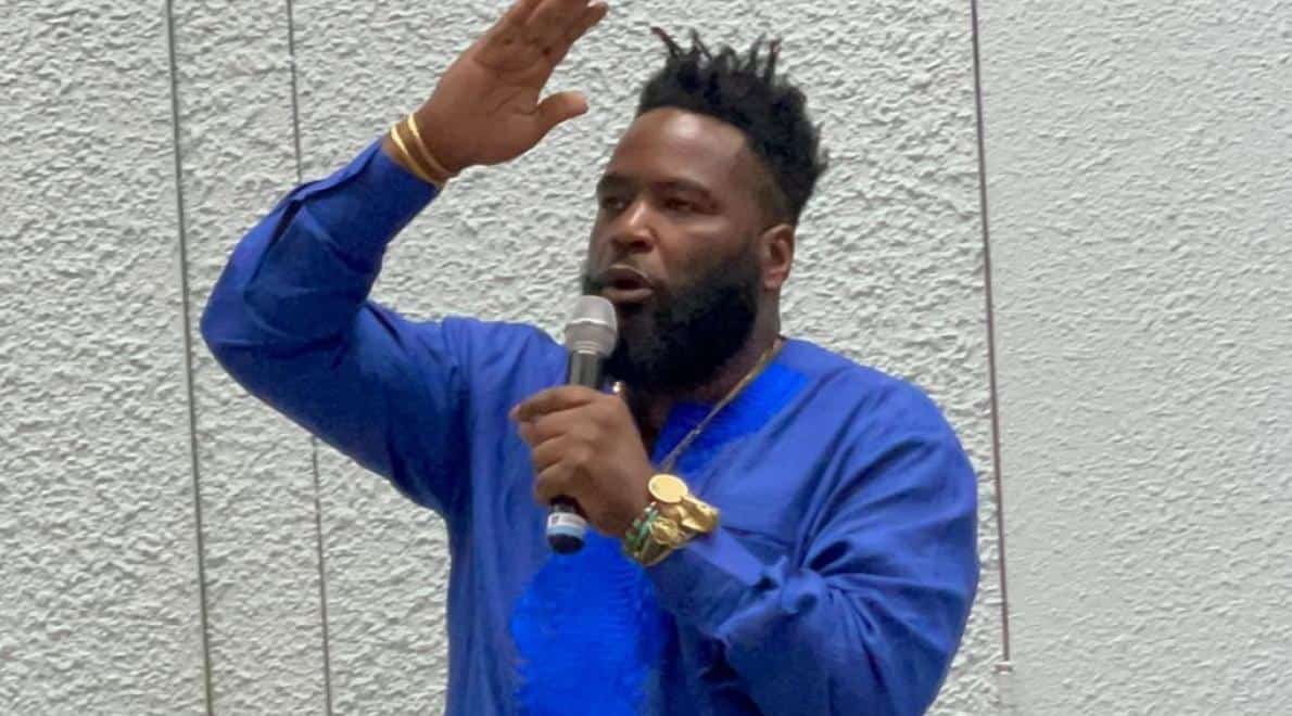 Dr. Umar Johnson keynote spreker op Caribisch congres in Rotterdam.