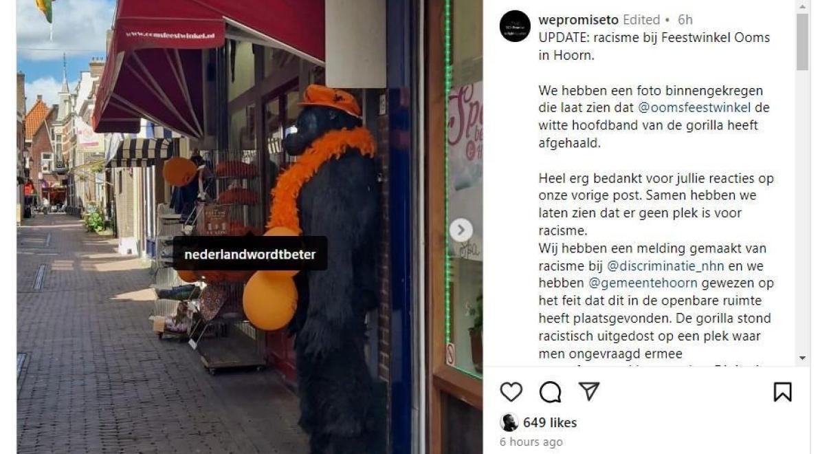 Als blackface kan ...