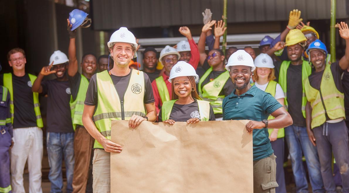 The Good Roll start officieel met bamboepulpfabriek in Ghana