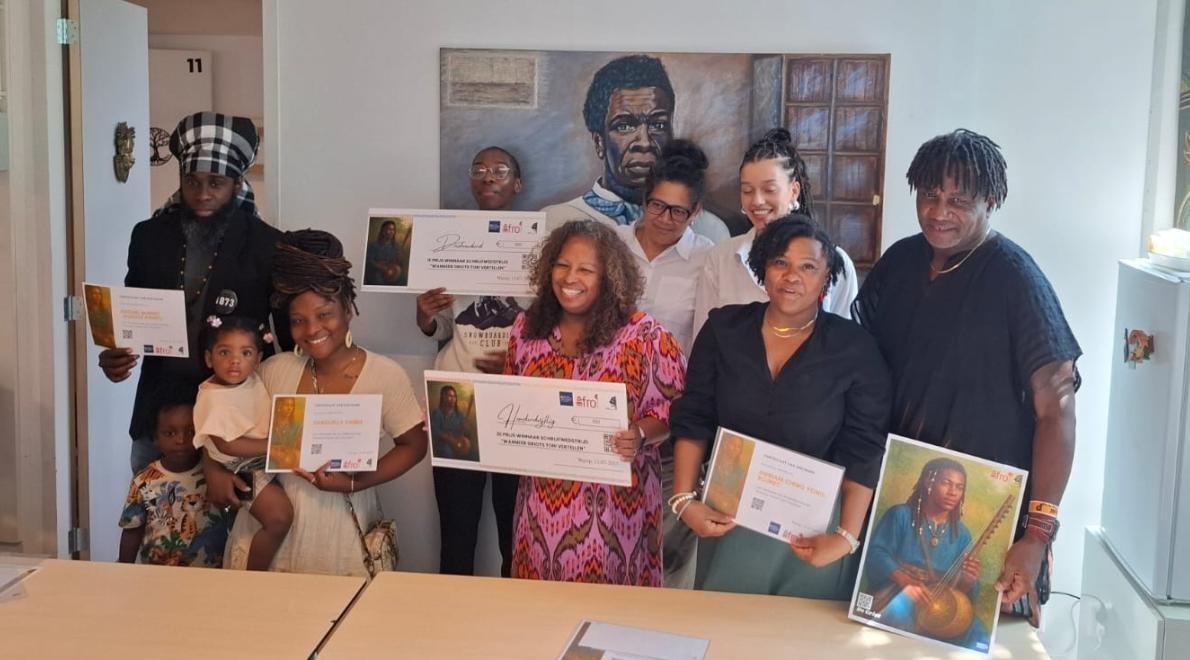 MJ French wint "Griots" schrijfwedstrijd met persoonlijk verhaal van overwinning