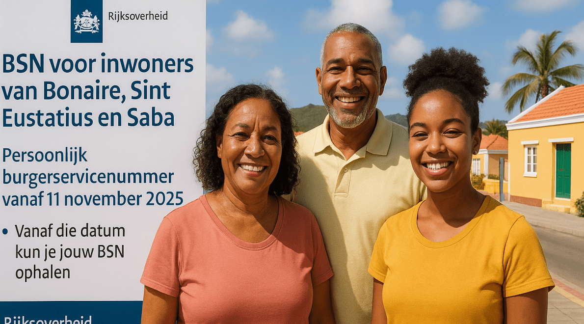 Inwoners van Bonaire, Statia, Saba krijgen BSN