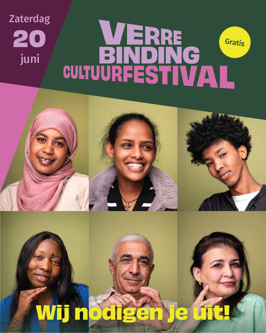 Wintertuin en Verre binding presenteren cultuurfestival op azc Elderhoeve in Arnhem