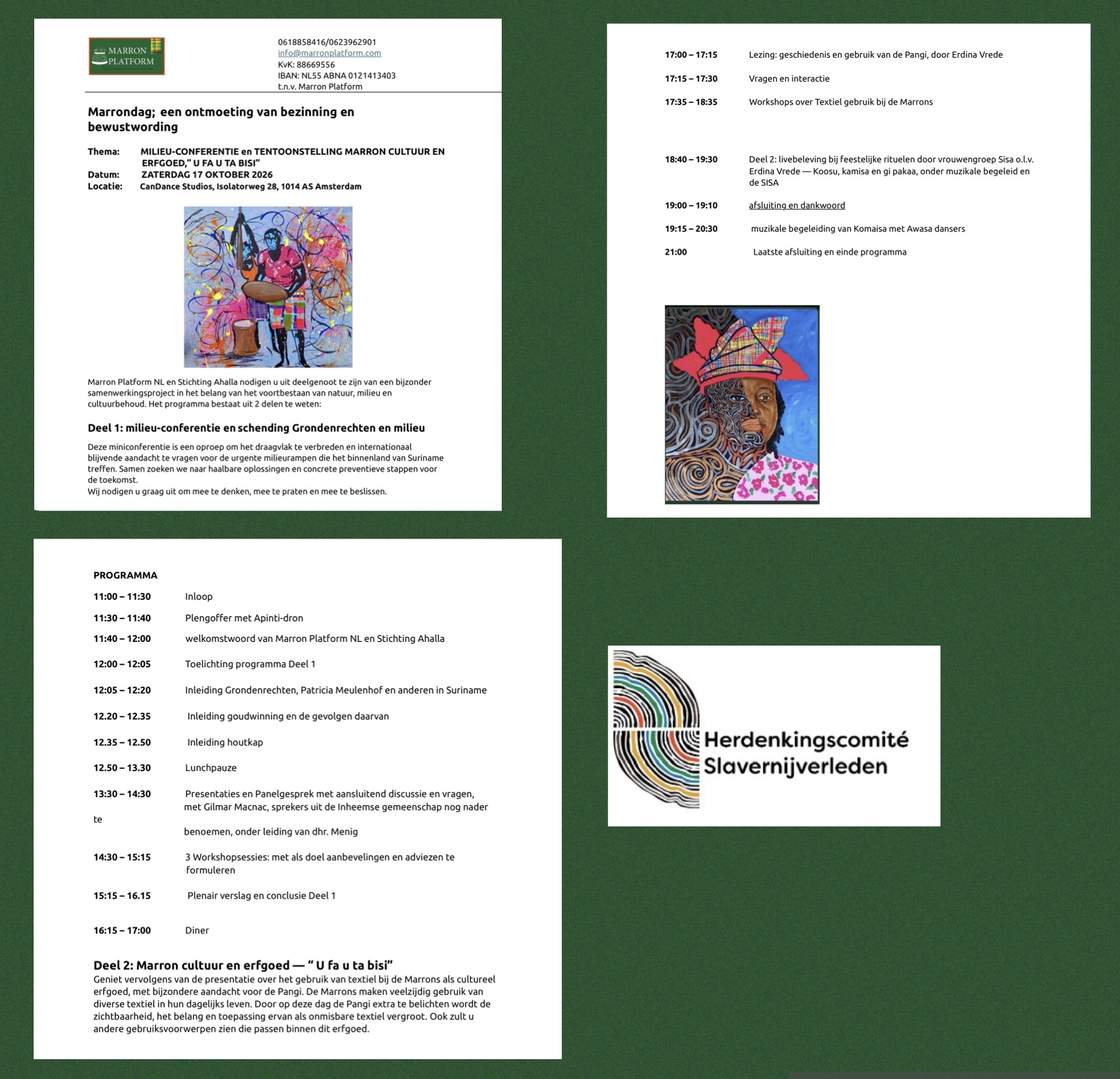 Marrondag oktober 2026: Bezinning of Viering
